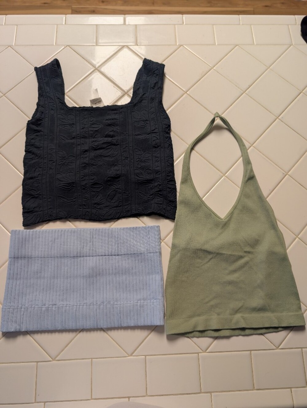 Nikibiki Black Crocheted Crop Top